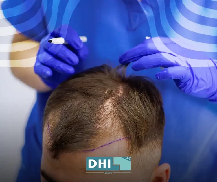 زراعة الشعر مكان الخياطة